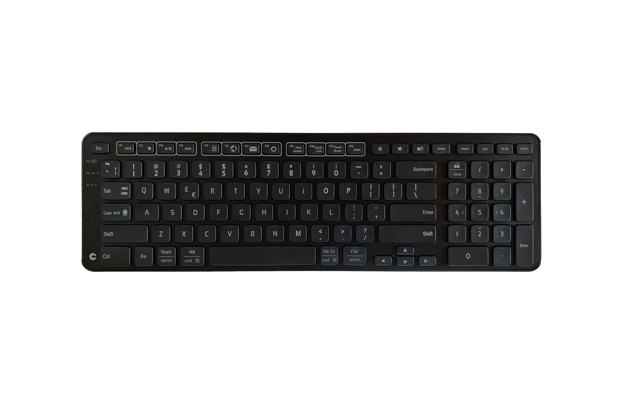 Design Keyboard BK -Draadloos toetsenbord-US – Computer