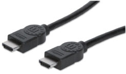 Manhattan 323192 HDMI kabel 1 m HDMI Type A (Standaard) Zwart