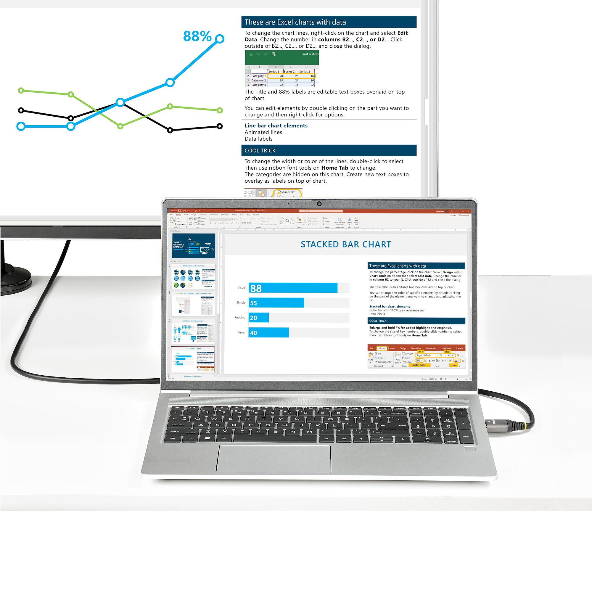 StarTech.com 5m HDMI 2.1 Kabel 8K - Gecertificeerde Ultra High Speed HDMI Kabel 48Gbps - 8K 60Hz/4K 120Hz HDR10+ eARC - Ultra HD 8K HDMI - Monitor/TV/Scherm/Display - Flexibele TPE Mantel - Afbeelding 5