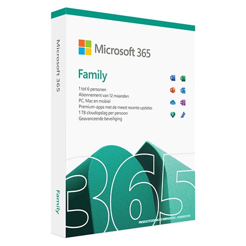 Office 365 Family 6 personen 1 jaar