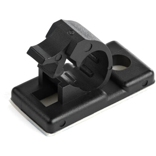 StarTech.com 100 Zelfklevende Kabelmanagement Clips, 5.5mm, Zwart, Netwerk/Ethernet/Bureau/Computer Kabelbeheer, Klevende Kabelhouders, Zelfklevende Klem, Nylon, UL/94V-2 Brandklasse - Afbeelding 3