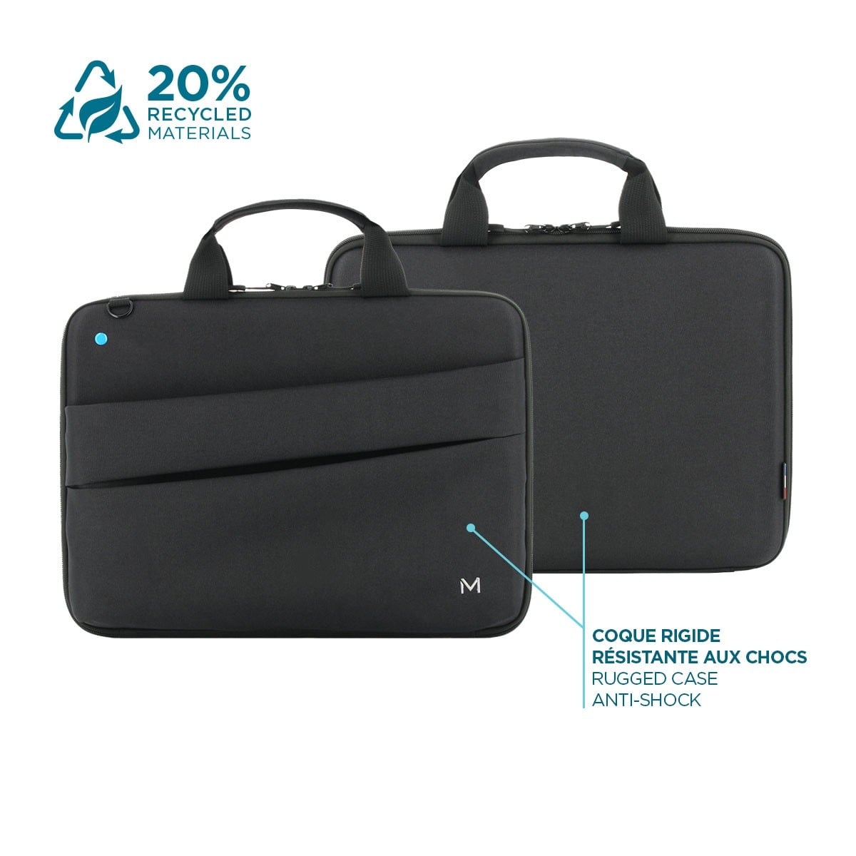 TheOne Rugged Case Clamshell 12.5-14i -Black - 20% RECYCLED