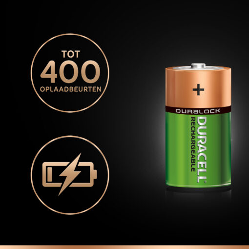 Duracell Recharge Ultra D-batterijen, verpakking van 2 - Afbeelding 5