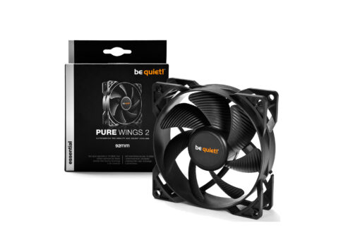 be quiet! PURE WINGS 2, 92mm Computer behuizing Ventilator 9,2 cm Zwart - Afbeelding 3