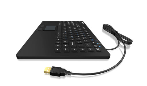 KeySonic KSK-5230IN toetsenbord Kantoor USB QWERTZ Duits Zwart - Afbeelding 3