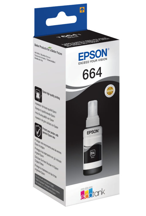 Epson 664 Ecotank Black ink bottle (70ml) - Afbeelding 3