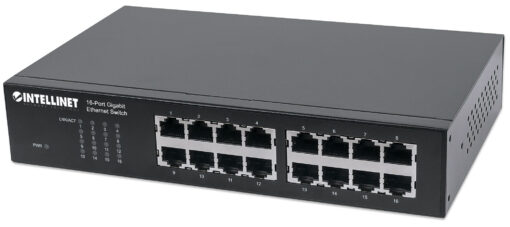 Intellinet 561068 netwerk-switch Unmanaged L2 Gigabit Ethernet (10/100/1000) 1U Zwart - Afbeelding 2