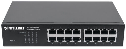 Intellinet 561068 netwerk-switch Unmanaged L2 Gigabit Ethernet (10/100/1000) 1U Zwart - Afbeelding 4