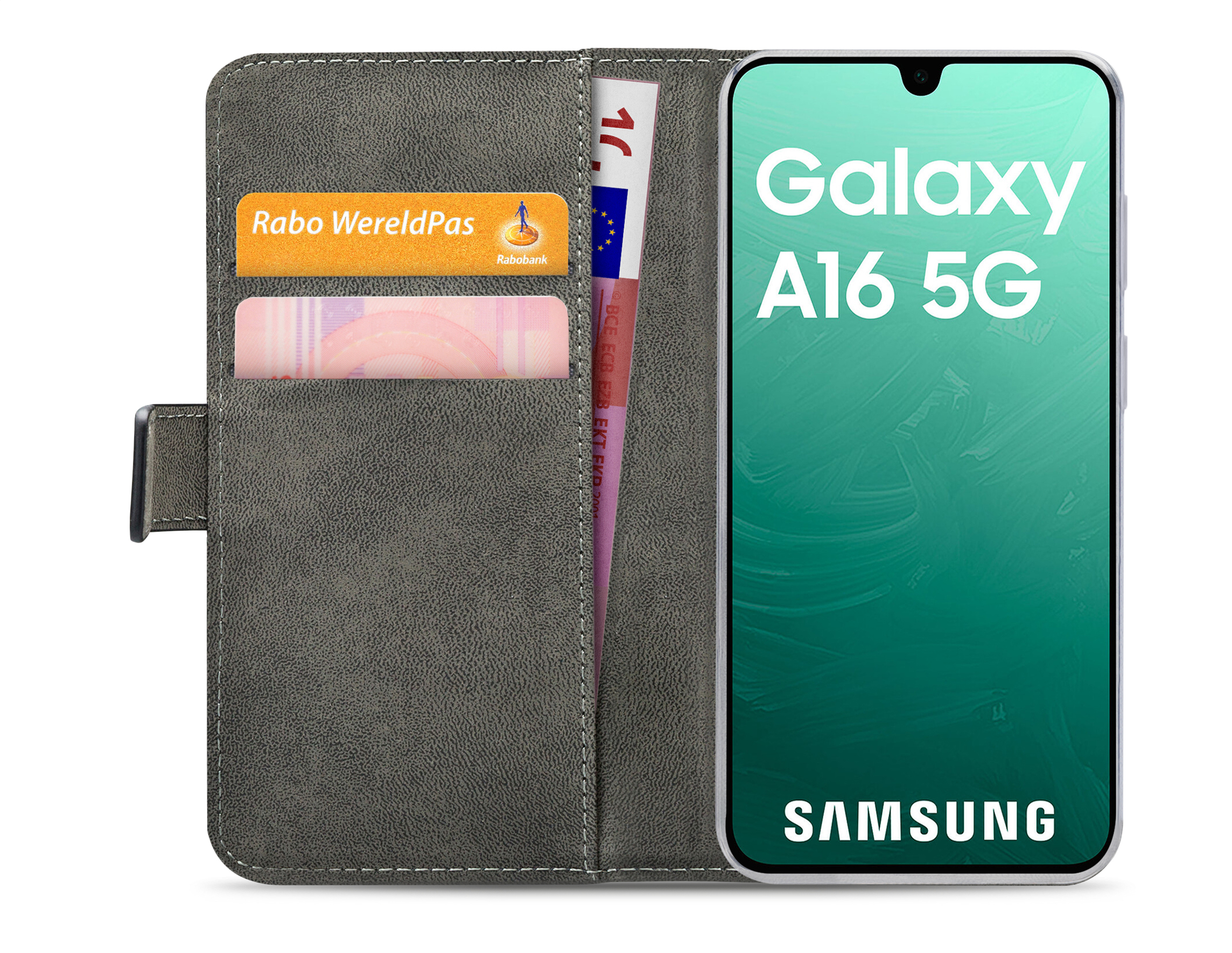 Mobilize Classic Gelly Wallet Book Case Samsung Galaxy A16 4G/5G Black - Afbeelding 3