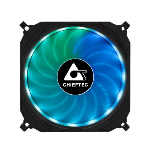 Chieftec CF-3012-RGB koelsysteem voor computers Computer behuizing Ventilator 12 cm Zwart - Afbeelding 9