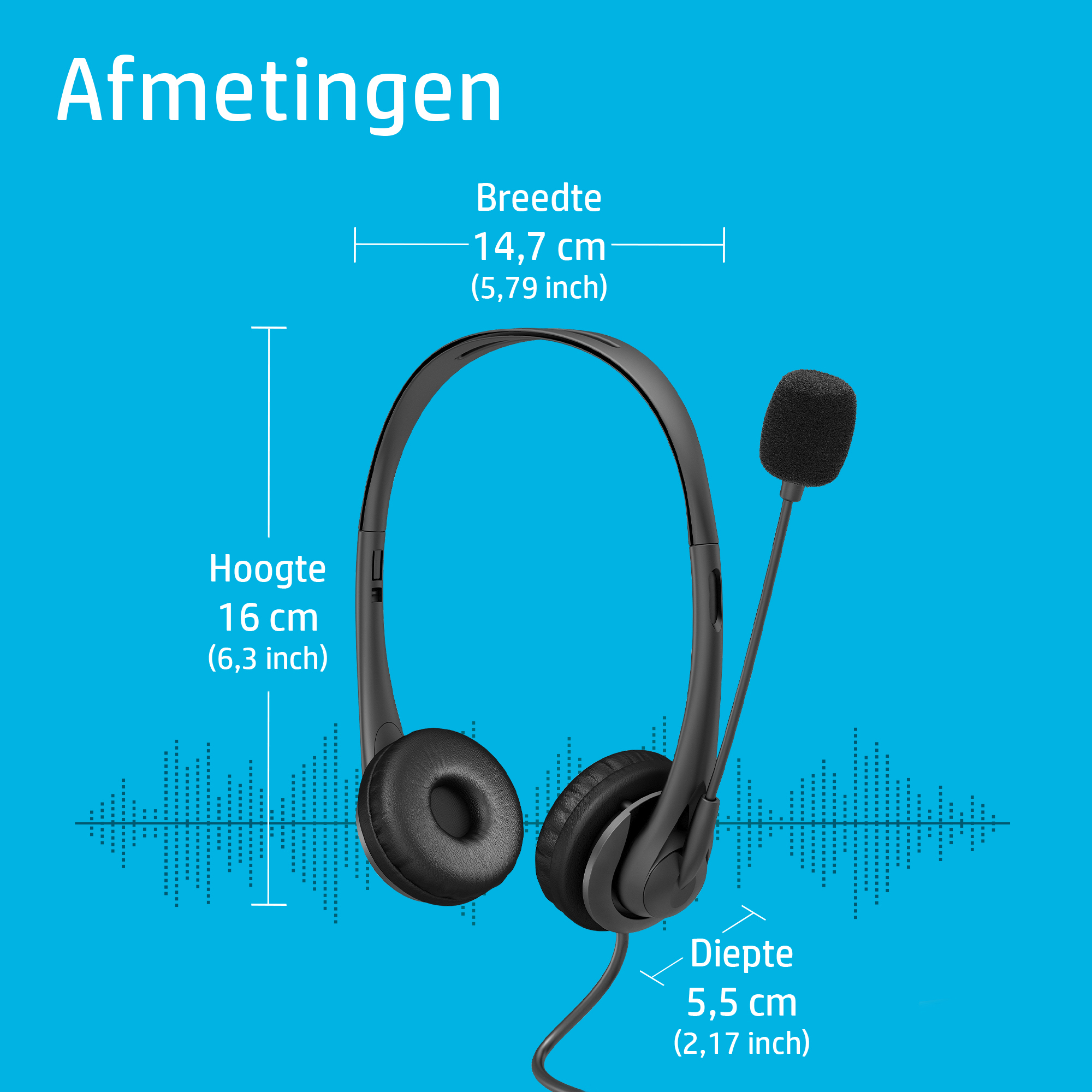 HP stereo USB-headset G2 - Afbeelding 6