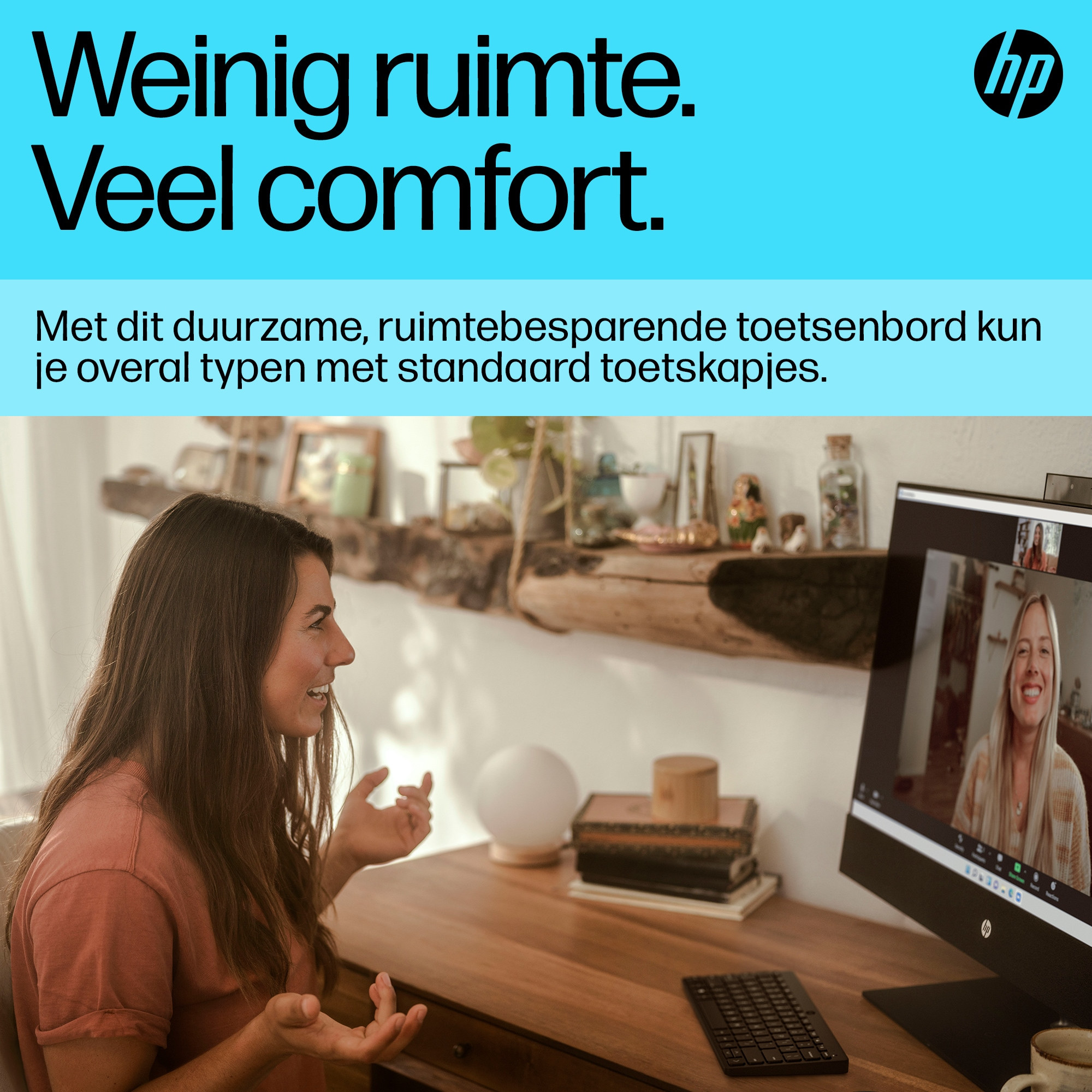 HP 350 Compact Multi-Device Bluetooth Keyboard - Afbeelding 9