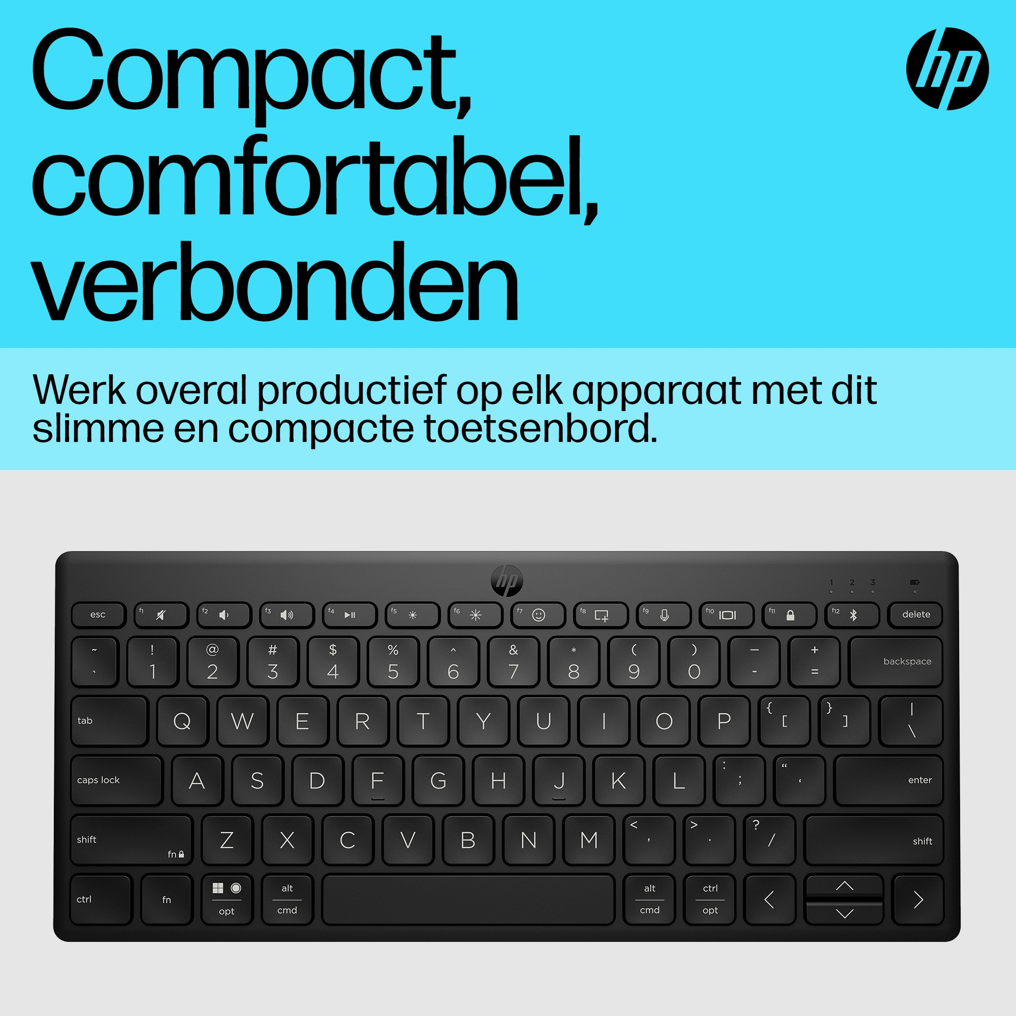 HP 350 Compact Multi-Device Bluetooth Keyboard - Afbeelding 4
