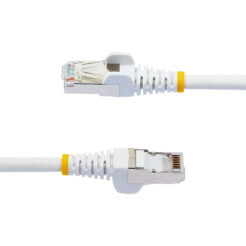 StarTech.com 5m CAT6a Ethernet Kabel, Wit, Low Smoke Zero Halogen (LSZH), 10GbE 500MHz 100W PoE++ Snagless RJ-45 S/FTP Netwerk Patch Kabel met Trekontlasting, Fluke Tested/ETL - Afbeelding 4
