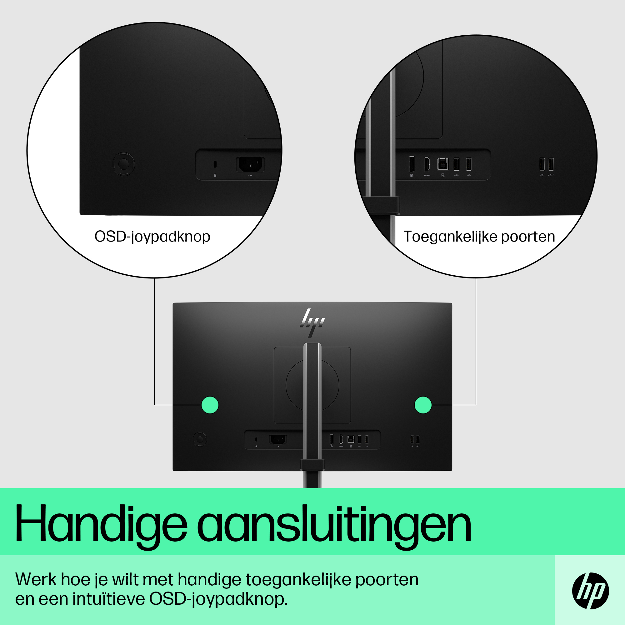 HP E-Series E22 G5 FHD-monitor - Afbeelding 9