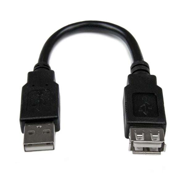 StarTech.com 15cm USB 2.0 Verlengkabel A naar A M/F - Afbeelding 2