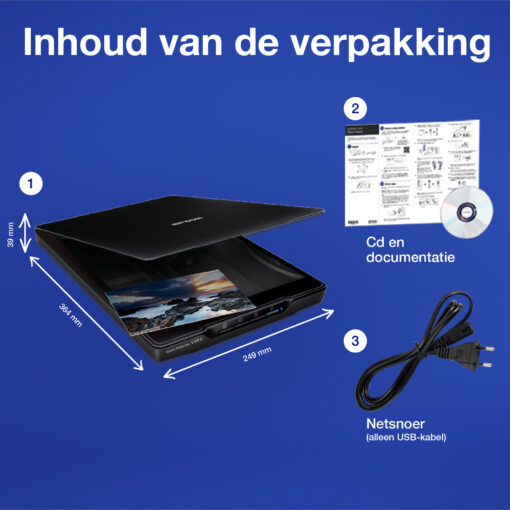 Epson Perfection V39II A4 flatbed foto- en documentscanner met standaard - Afbeelding 4