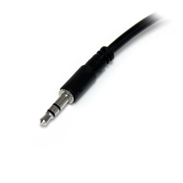StarTech.com Slanke Stereo Splitterkabel Y-adapter 3,5mm Mannelijk naar 2x 3,5mm Vrouwelijk - Afbeelding 3