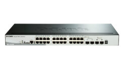 D-Link DGS-1510-28P Managed L3 Gigabit Ethernet (10/100/1000) Power over Ethernet (PoE) Zwart