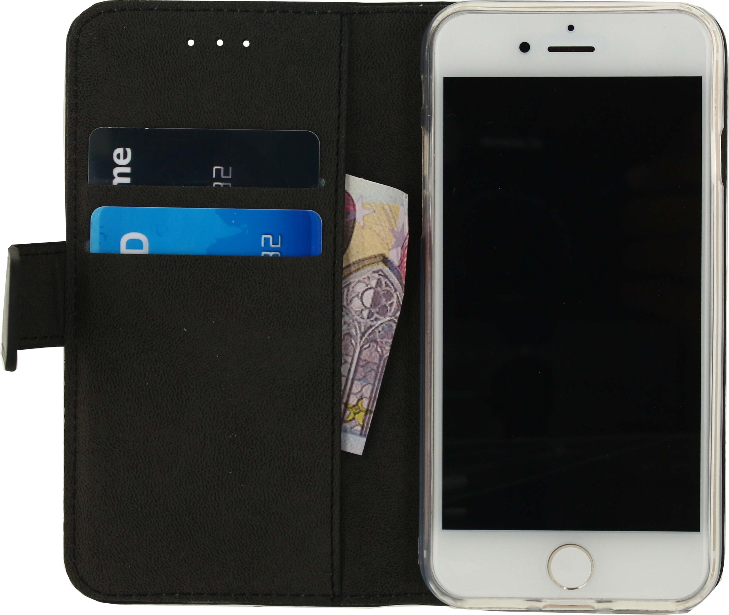 Mobilize Classic Gelly Wallet Book Case Apple iPhone 6/6S/7/8/SE (2020/2022) Black - Afbeelding 2