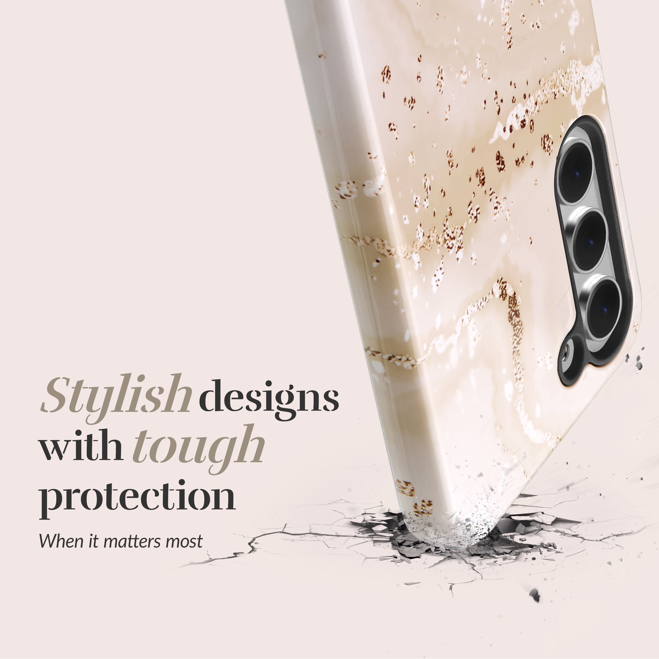 MIO Gold Marble Magsafe Compatible for Samsung S24 Ultra 5G - Afbeelding 3