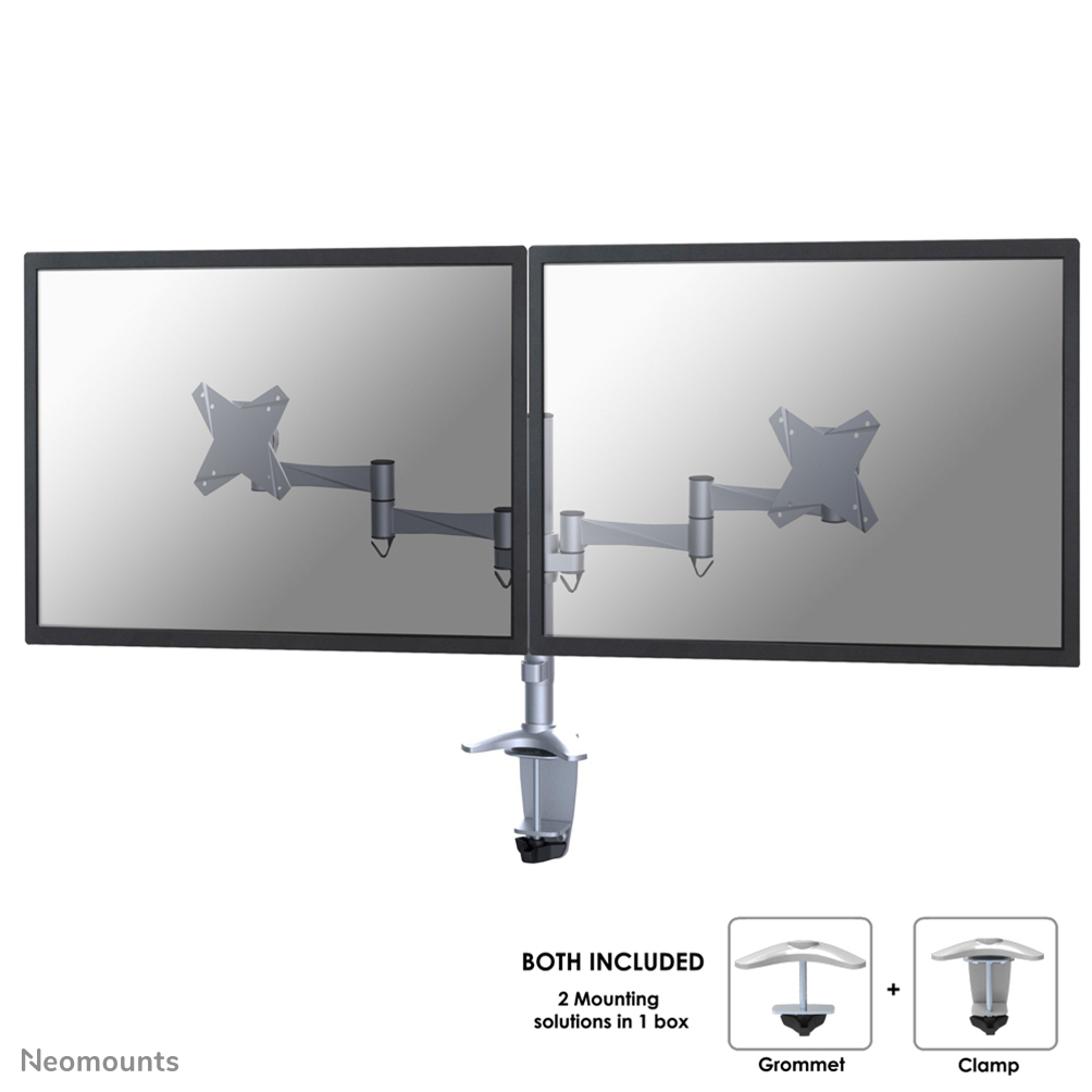 Neomounts FPMA-D1330DSILVER Monitorarm 10-27" - Afbeelding 2