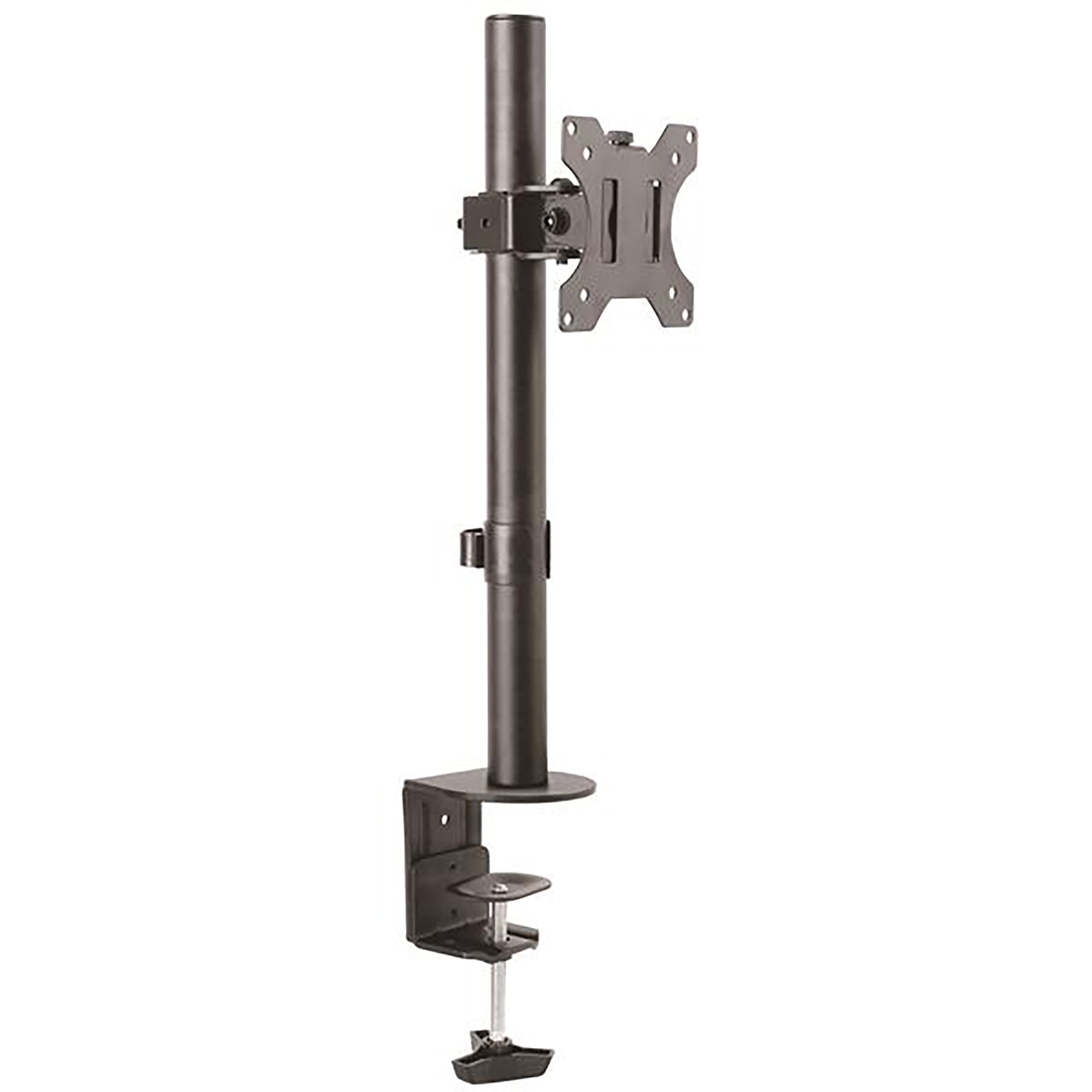 StarTech.com Monitor Arm voor VESA Scherm tot 34" (8kg), Monitorsteun met Verticale Arm voor Enkel Scherm, Verstelbare Hoogte, Ergonomische Monitor Beugel, Bureauklem/Doorvoortule