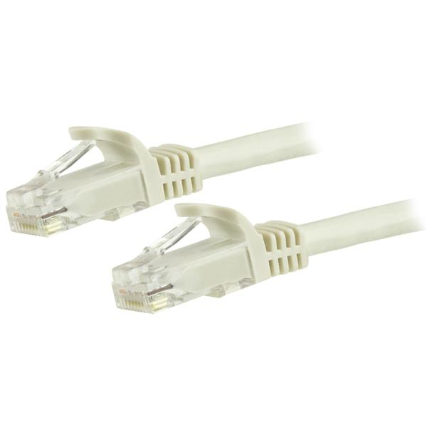 StarTech.com CAT6 kabel patchkabel snagless RJ45 connectors koperdraad ETL 1,5 m wit - Afbeelding 2