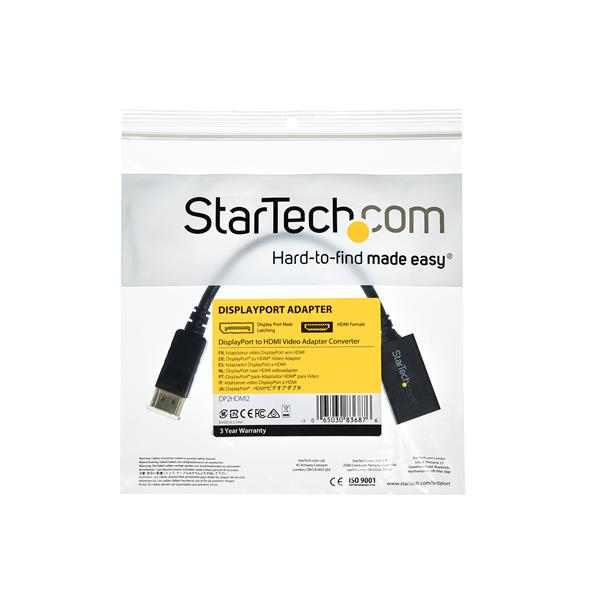 StarTech.com DisplayPort naar HDMI Video Adapter Converter - Afbeelding 8