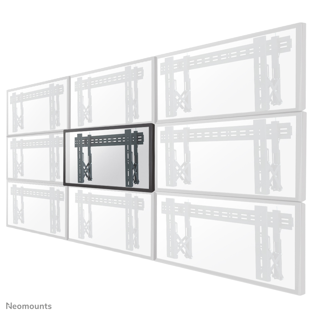 Neomounts LED-VW1000BLACK Videowall muurbeugel 40-75" - pull-out - max 50 kg - Afbeelding 2