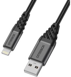 OtterBox Nylon Braided Charge/Sync Cable Apple Lightning 2m Black