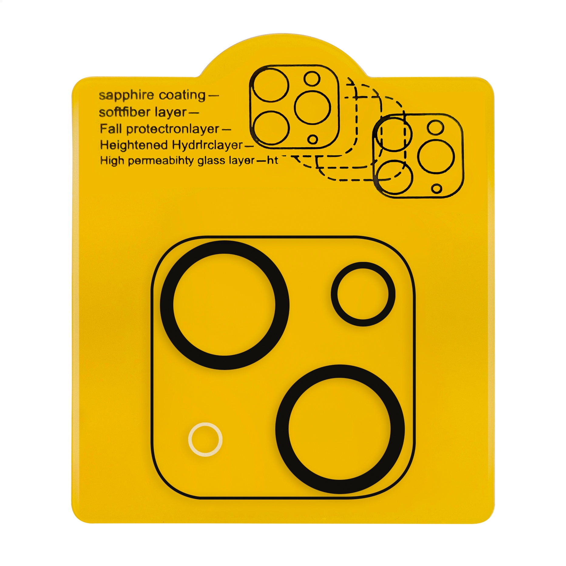 Mobilize Glass Screen Protector for Camera Apple iPhone 13/13 Mini - Afbeelding 2