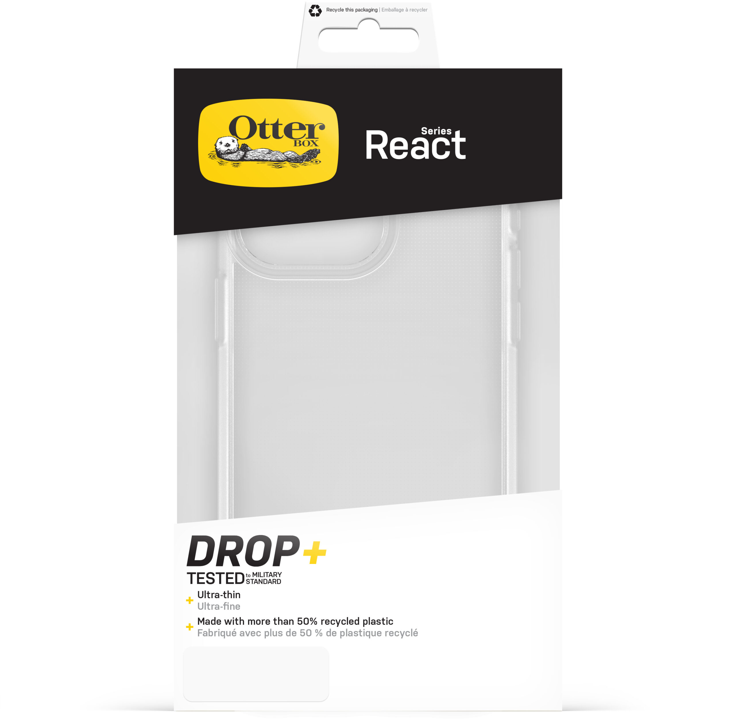 OtterBox React Series Apple iPhone 15 Pro Max Clear - Afbeelding 4