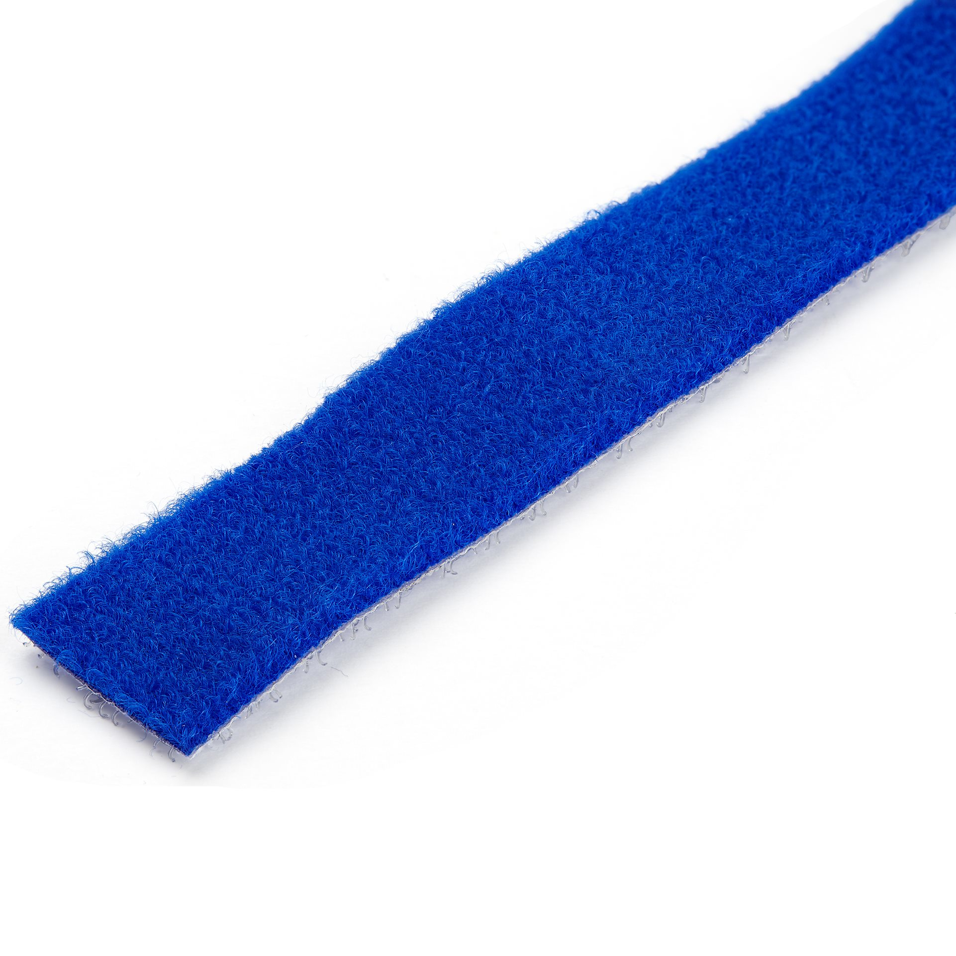 StarTech.com 7,6m Bulk Rol Klittenband - Op Maat te Knippen Herbruikbare Kabelbinders - Industriële Klitband Tape - Zelfklevende Klittenband Tyrap Strips - Blauw - Afbeelding 3