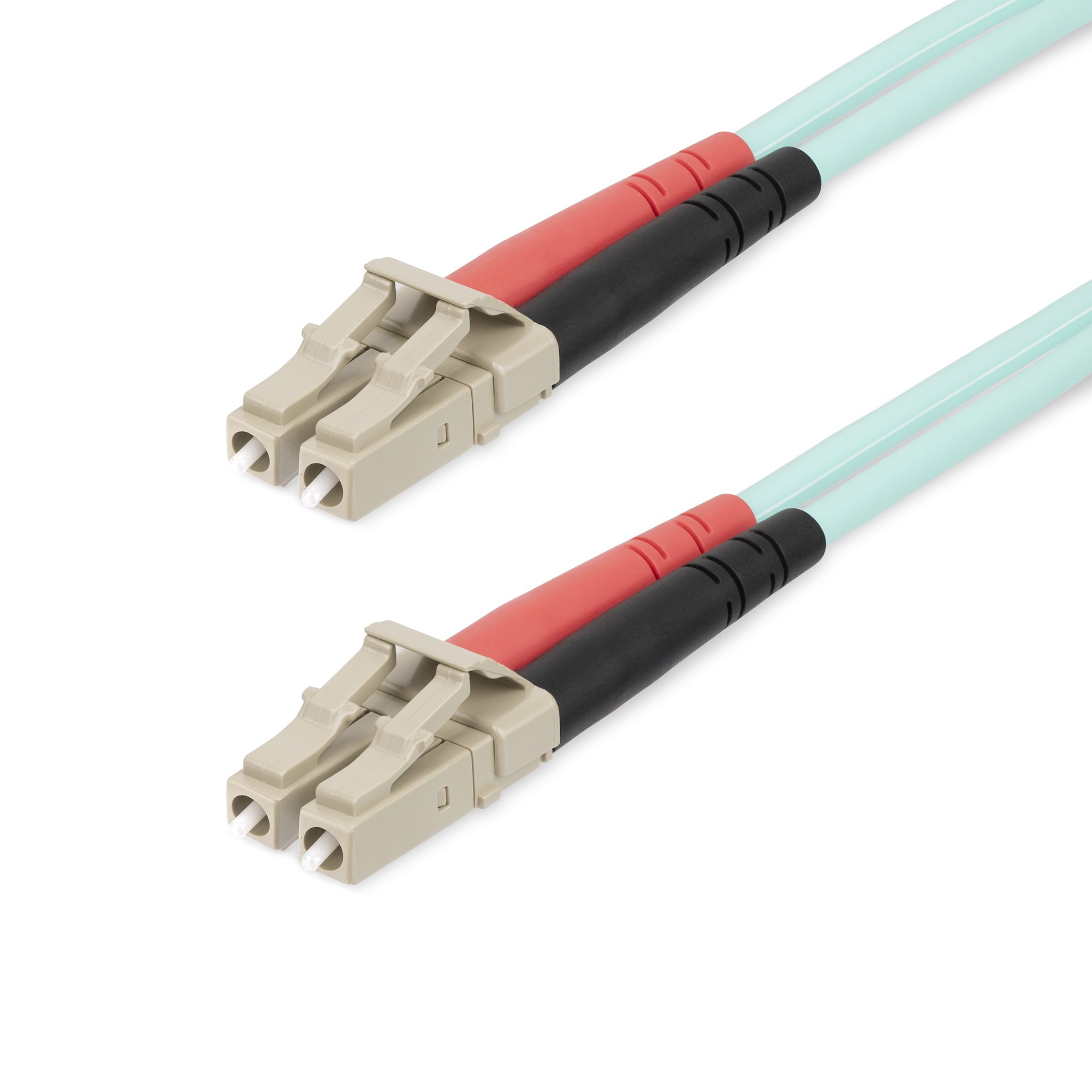 StarTech.com 20m LC/UPC naar LC/UPC OM4 Multimode Glasvezel Kabel, 50/125µm LOMMF/VCSEL Zipcord Fiber, 100G Netwerken, Low Insertion Loss, LSZH Glasvezel Patchkabel - Afbeelding 2