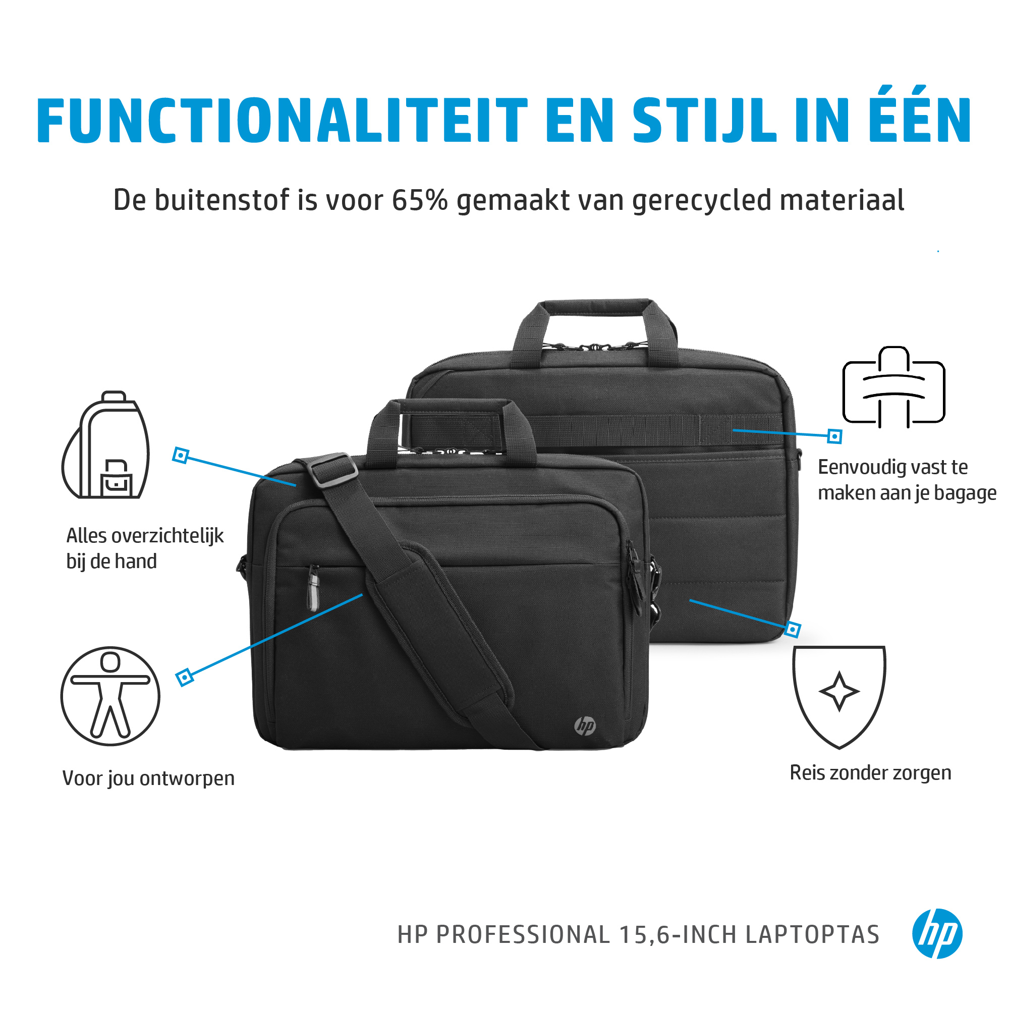 HP Professional 15,6-inch laptoptas - Afbeelding 14