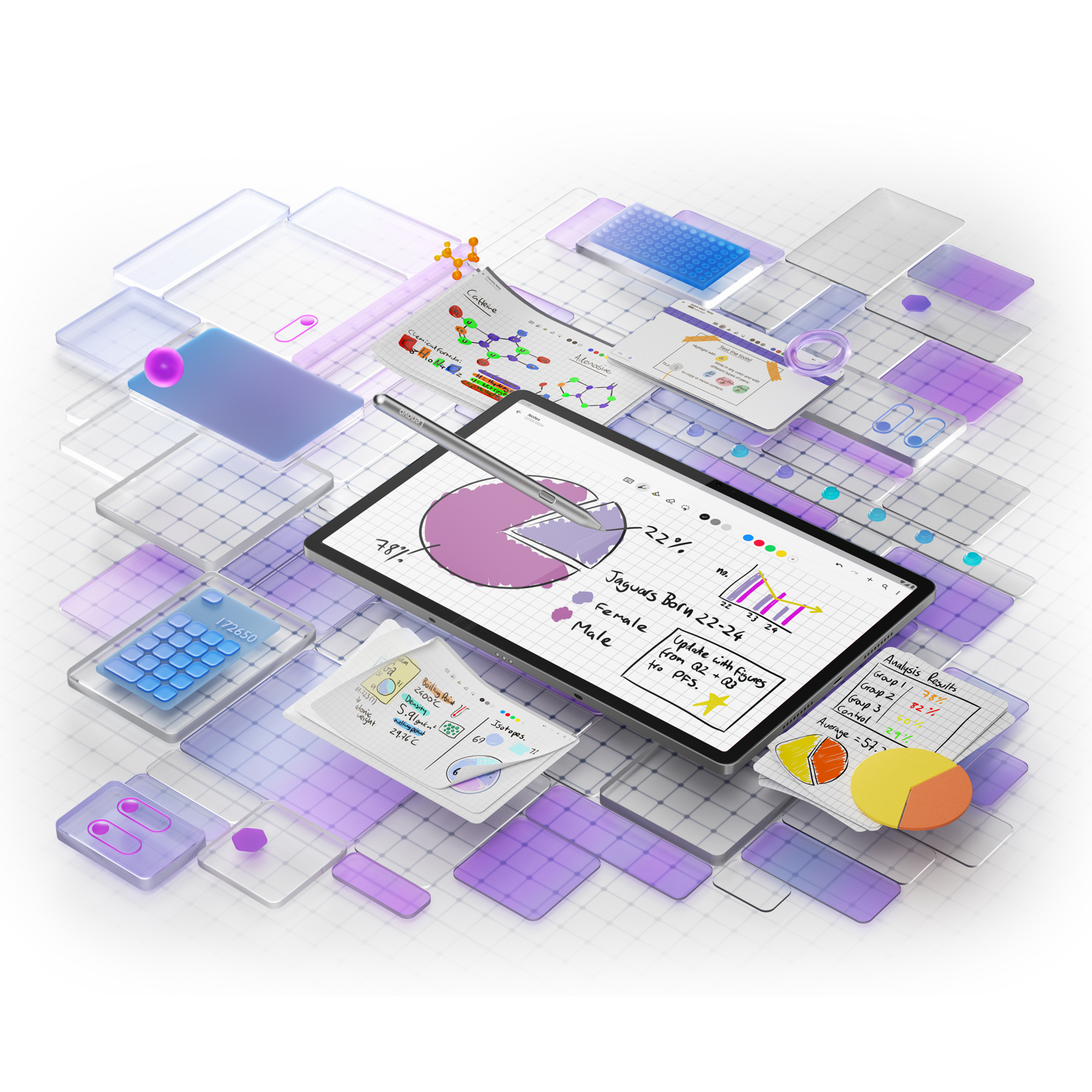 Lenovo Idea Tab Pro Mediatek 128 GB 32,3 cm (12.7") 8 GB Wi-Fi 6E (802.11ax) Android 14 Grijs - Afbeelding 10