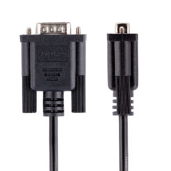 StarTech.com 3m RS232 Serial Null Modem Kabel, Seriële Crossover Kabel met Al-Mylar Afscherming, DB9 Seriële COM Poort Kabel Female naar Male, Compatibel met DTE Apparatuur, Zwart, F/M - Afbeelding 3