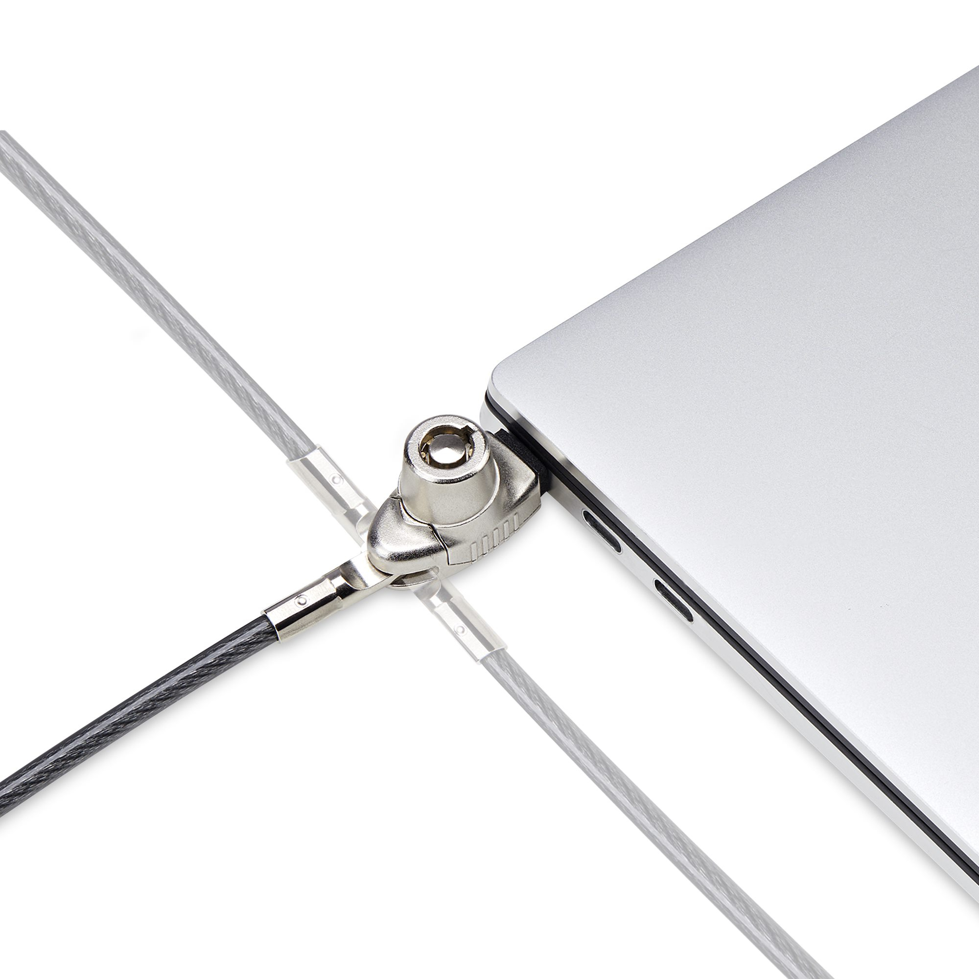 StarTech.com Dun Noble Wedge® Compatibel Laptop Kabelslot, 1,5m Laptop Beveiligingskabel, Anti-Diefstal Slot voor Laptop/Notebook, Snijbestendige Kabel, Sleutelslot - Afbeelding 6