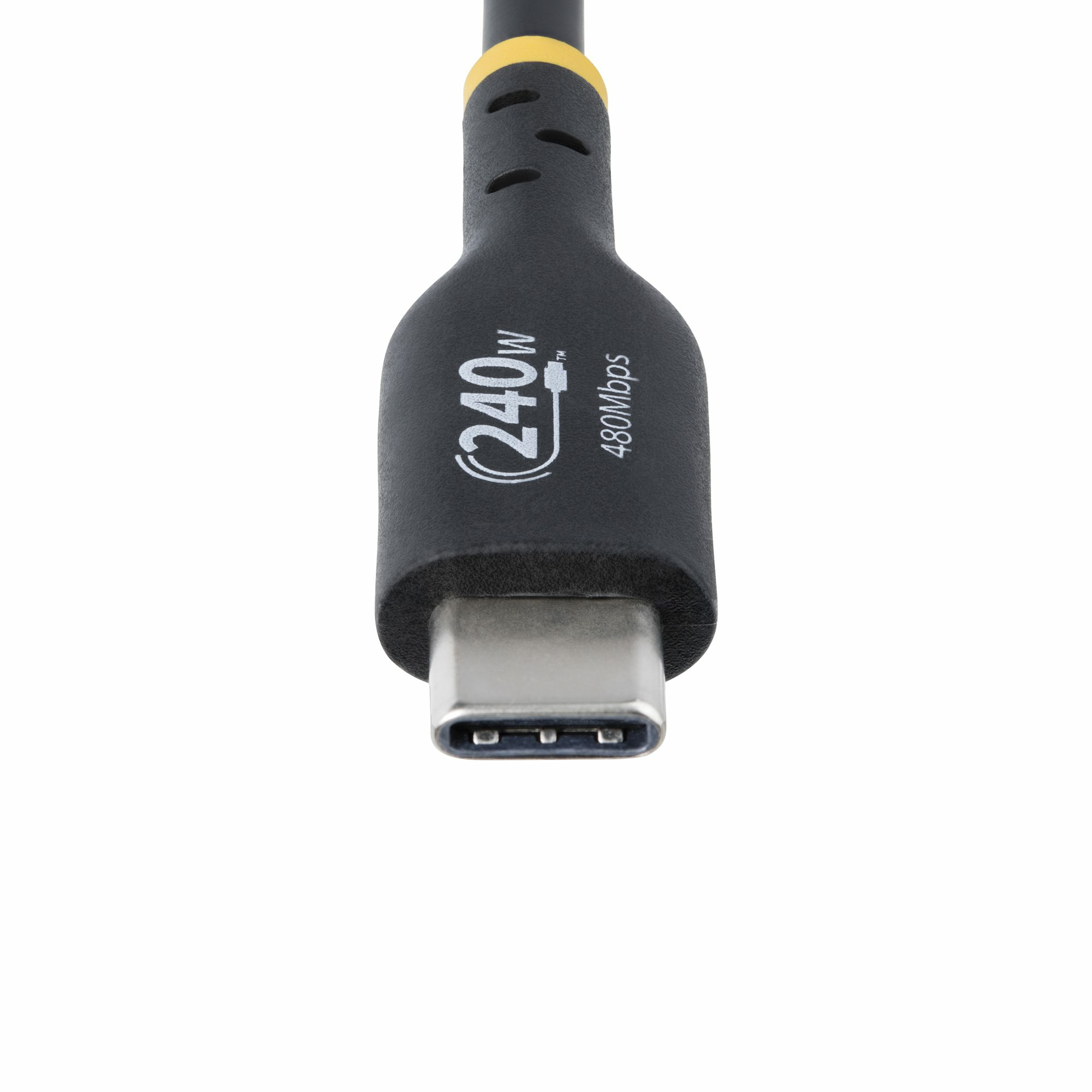 StarTech.com 3m USB-C Laadkabel, Charge & Sync, 240W (5A) PD EPR, USB 2.0, Laptop Type C Laadkabel, USB-IF Gecertificeerd, TPE Mantel - Zwarte USB-C Oplaadkabel - Afbeelding 6