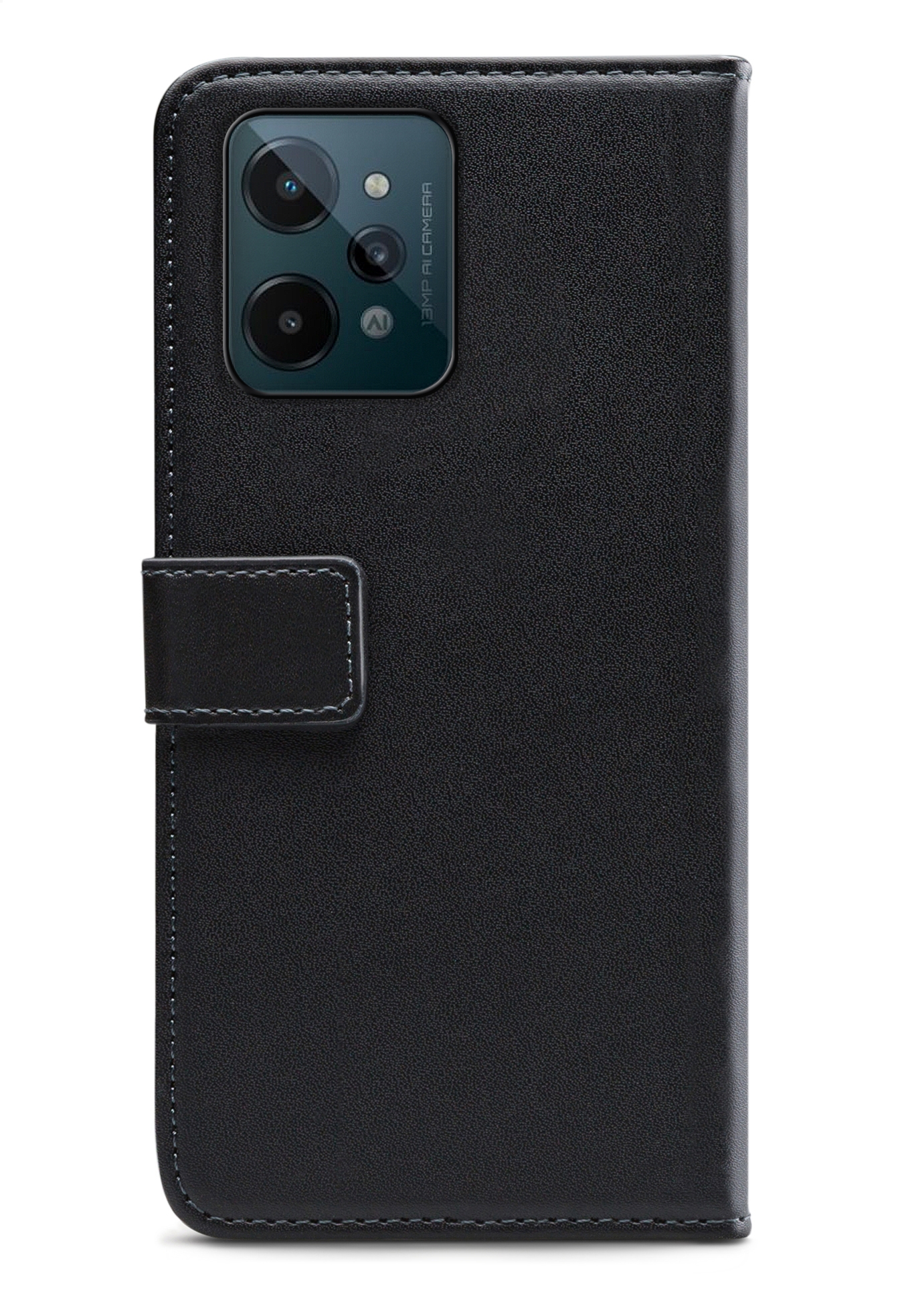 Mobilize Classic Gelly Wallet Book Case realme C31 Black - Afbeelding 2