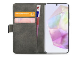Mobilize Classic Gelly Wallet Book Case Samsung Galaxy A35 5G Black - Afbeelding 3