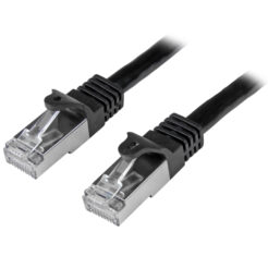 StarTech.com N6SPAT3MBK netwerkkabel Zwart 3 m Cat6 SF/UTP (S-FTP)