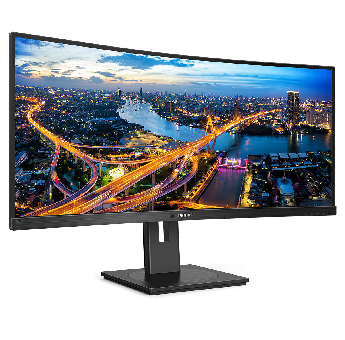 Philips B Line 346B1C/00 computer monitor 86,4 cm (34") 3440 x 1440 Pixels Quad HD LCD Zwart - Afbeelding 10