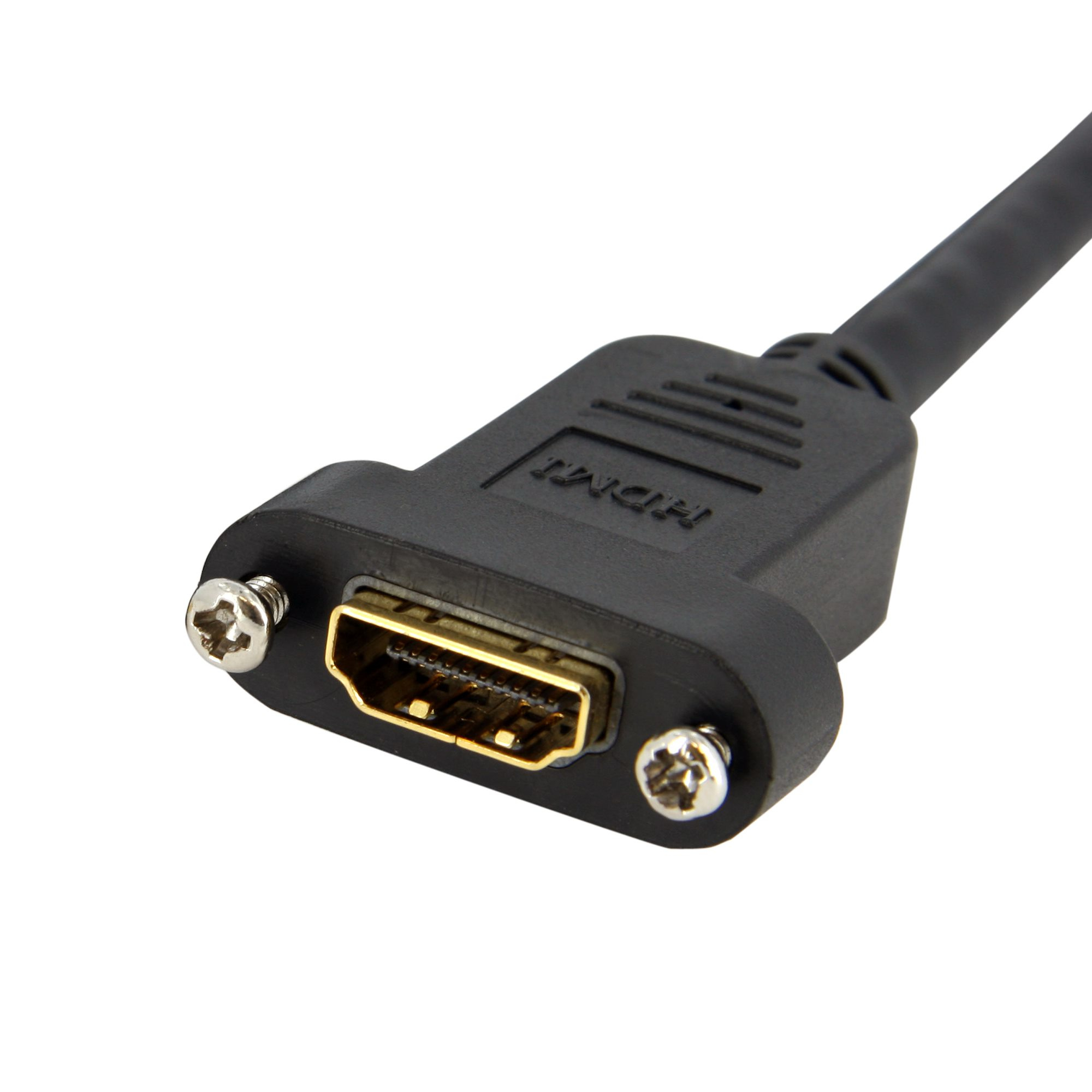 StarTech.com 91cm HDMI Female naar Male Adapter, 4K High Speed Panel Mount HDMI Kabel, 4K 30Hz UHD HDMI, 10.2 Gbps Bandbreedte, 4K HDMI Female naar HDMI Male, Paneel Monteerbare Connector Kabel - Afbeelding 3