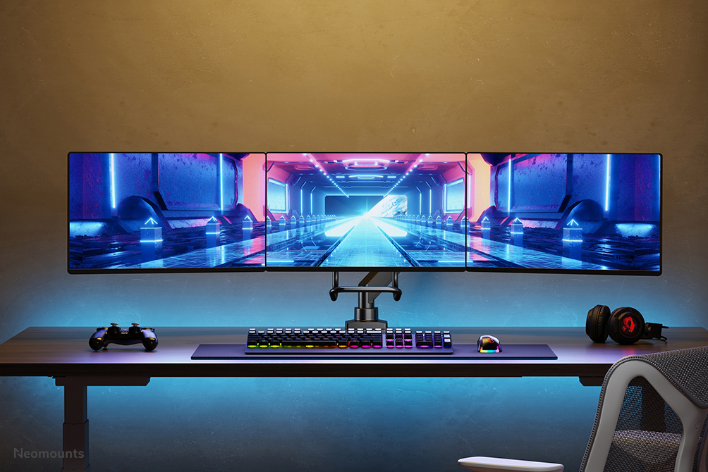 Neomounts NM-D775DX3BLACK Monitorarm 17-27" - gasveer - Topfix - 180°-stop - Afbeelding 19