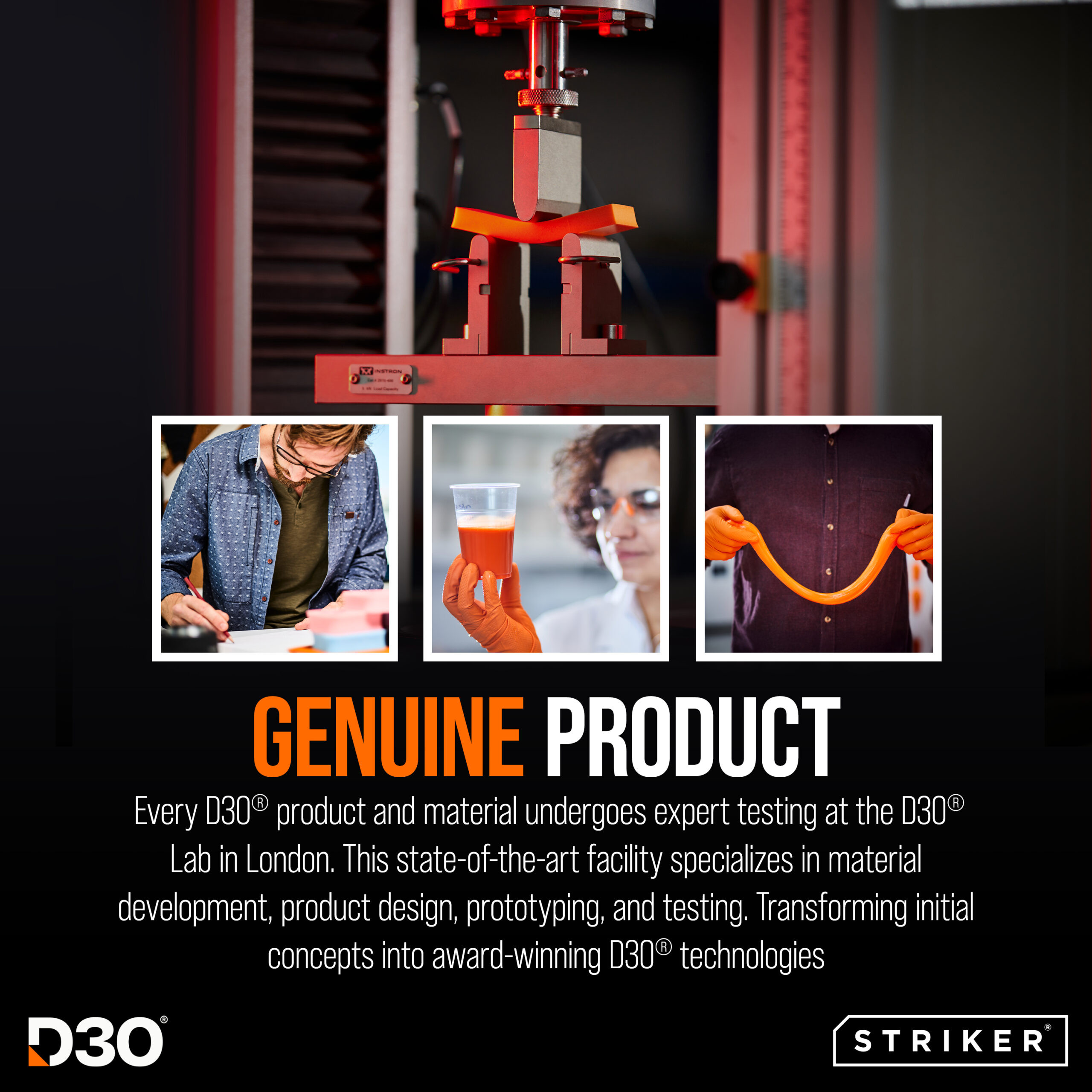 Striker D3O Xtreme Impact Glass Screen Protector - Black Frame - Apple iPhone 14 Pro Max/15 Plus/16 Plus - Afbeelding 6