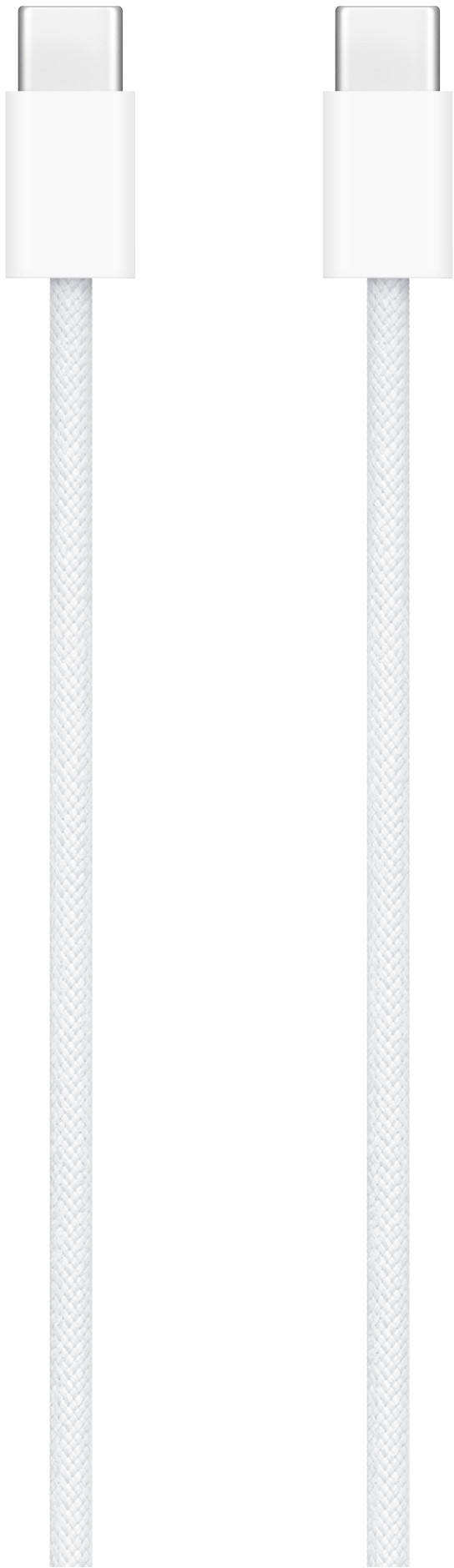 MQKJ3ZM/A Apple Woven USB-C to USB-C Cable 1m. White - Afbeelding 2