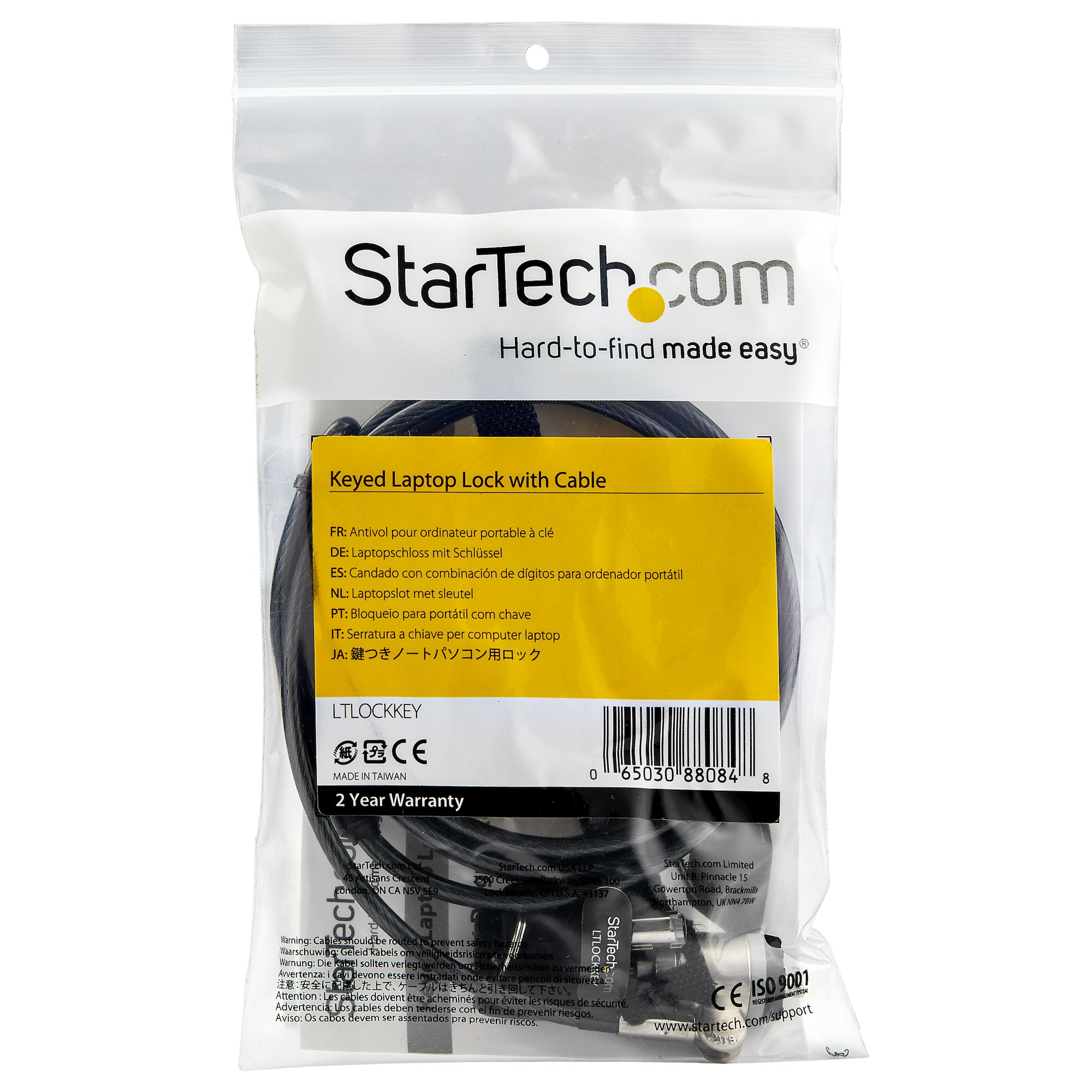 StarTech.com Laptopslot met kabel Push-to-Lock knop - Afbeelding 6
