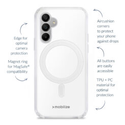 Mobilize Magsafe Compatible Naked Protection Case for Samsung Galaxy S25+ 5G Clear - Afbeelding 2